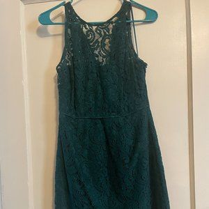 J. Crew Pamela dress in Leavers lace / size 2 / VIBRANT JADE